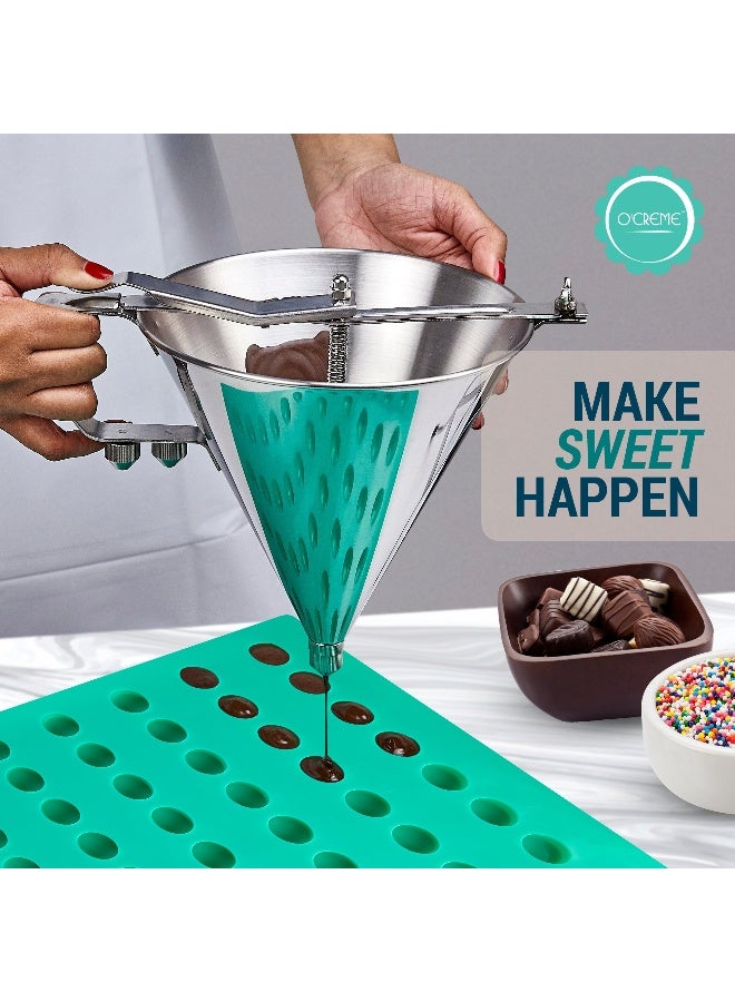 O'Creme SS Confectionery Dispenser Funnel - Image 2